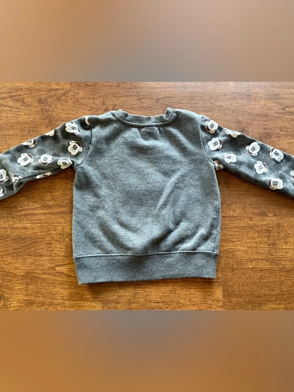 Disney Mickey Mouse Sweatshirt 3T Gray Pullover Toddler